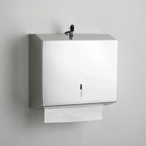 Dispensador De Toalla Interfoliada Acero Inoxidable C/llaves - Imagen 8