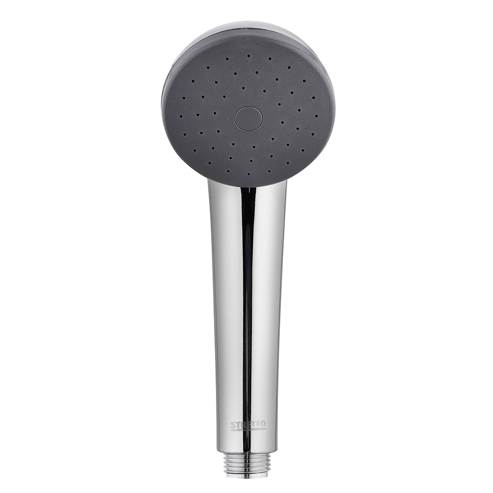 Juego de ducha móvil de 1 Funcion con flexible 1.5 mt y soporte móvil Marca Stretto - Imagen 4