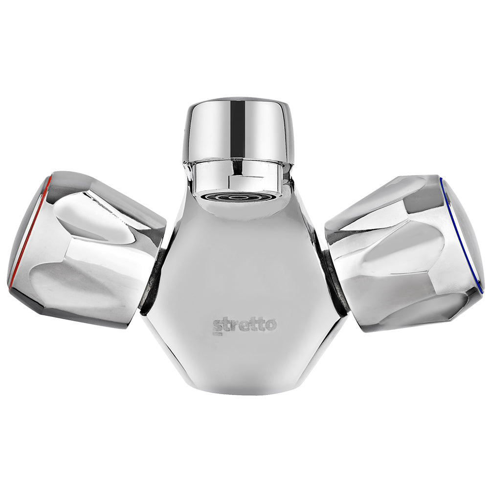 Monoblock Lavatorio Mossini Metal Stretto Cromo - Imagen 4