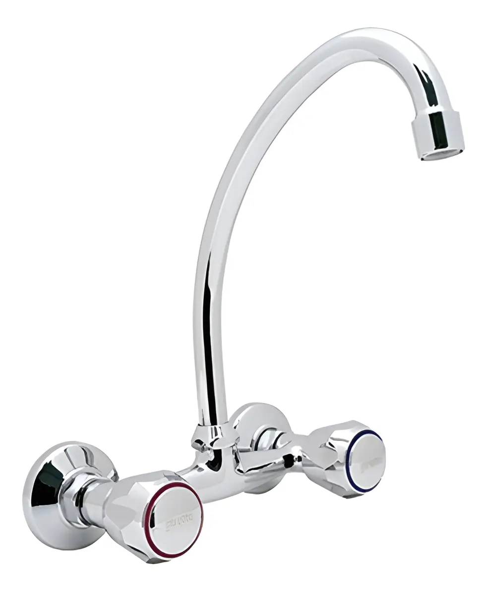 Combinación Lavaplatos 6 Llave Grifo De Fregadero Metal - Imagen 2