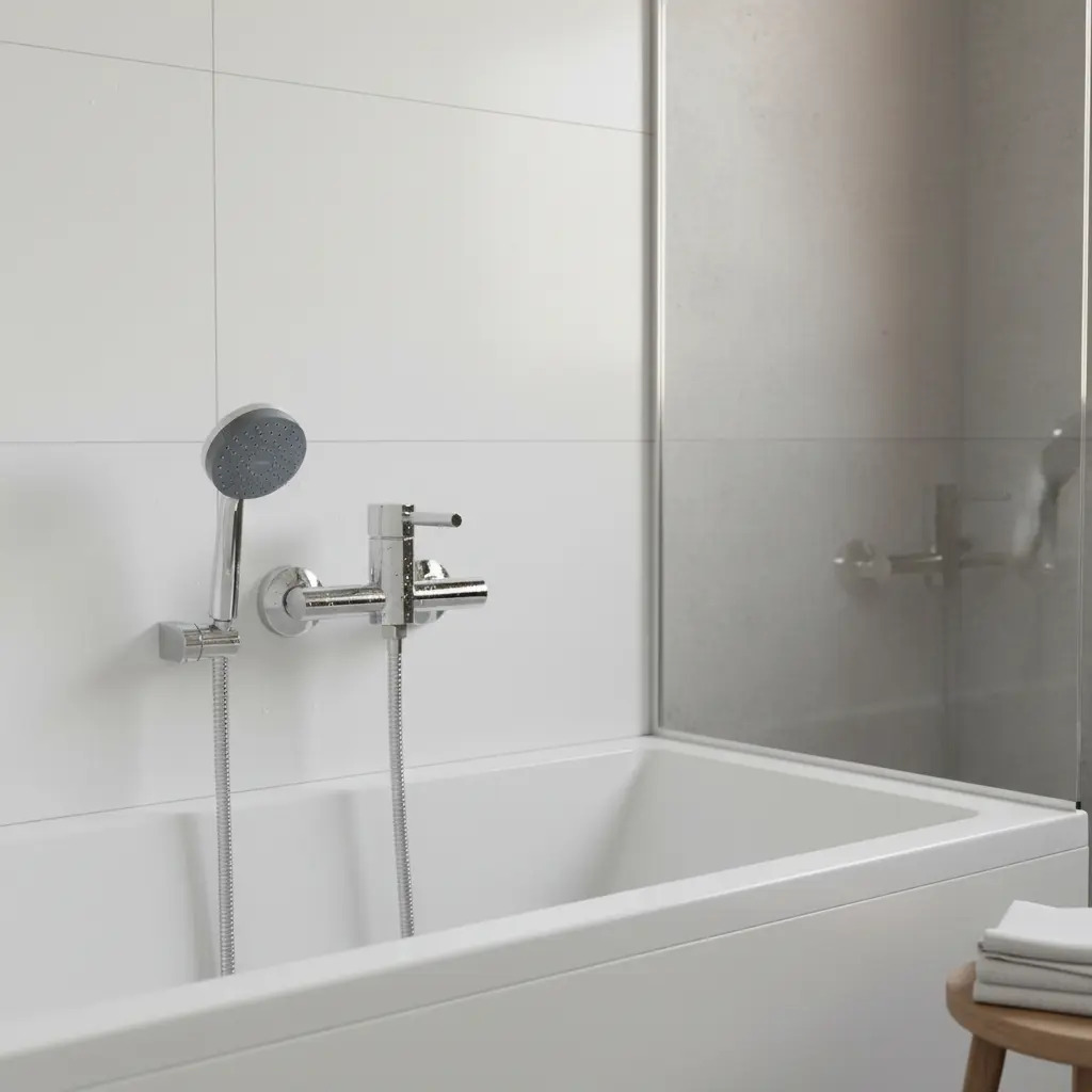 Monomando Llave Grifo Para Ducha Modelo OZ Marca Stretto - Imagen 4