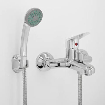 Monomando Llave Grifo Tina Ducha Dakota Con Ducha De Mano.