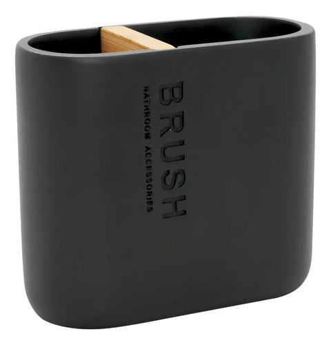 Set Accesorios De Baño Moderno 4 Piezas Resina Bambu Stretto - Imagen 8