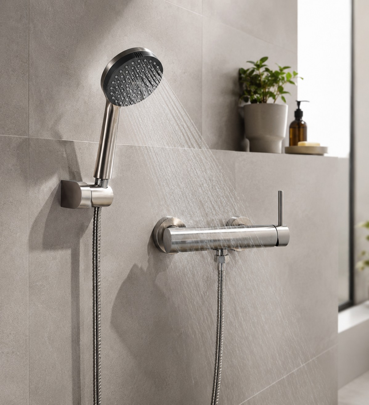 Monomando Llave Grifo De Ducha Modelo Veroli Marca Stretto