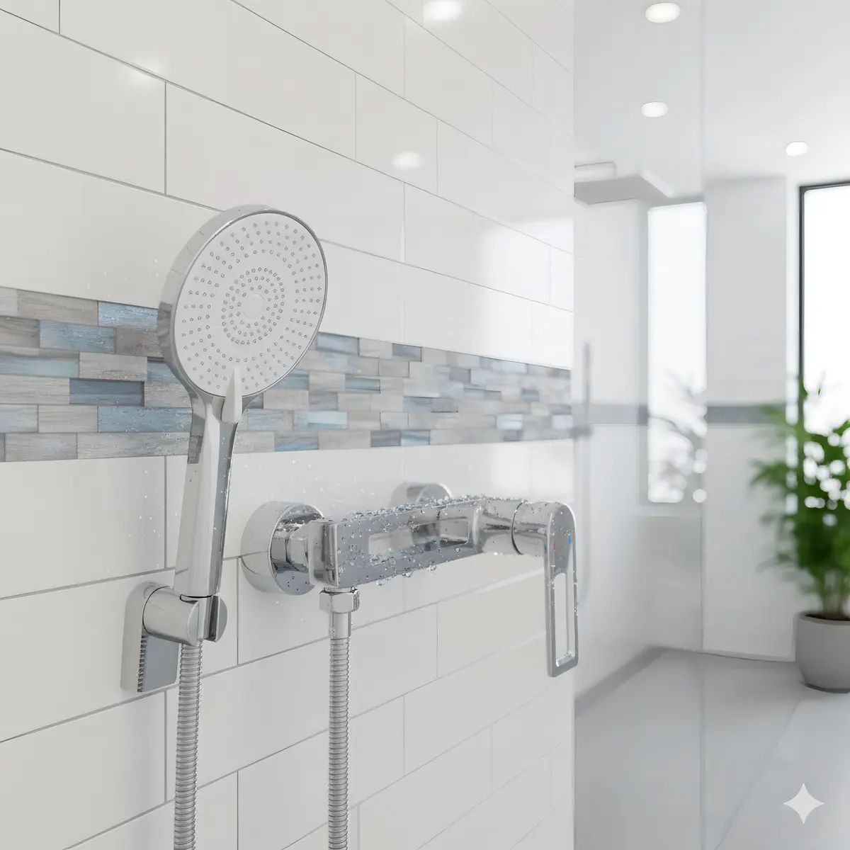 Monomando Llave Grifo Para Ducha Modelo Tarento Marca Stretto - Imagen 2