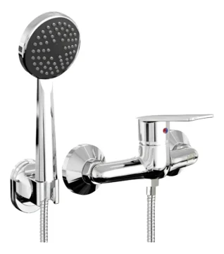 Llave Grifo Monomando De Ducha Queens Marca  Pmb  Cromo