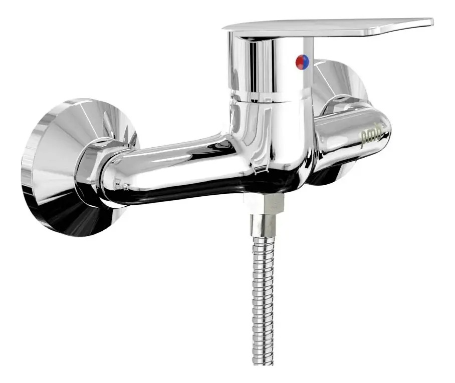 Llave Grifo Monomando De Ducha Queens Marca Pmb Cromo - Imagen 2