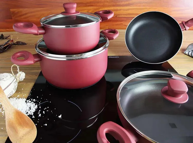 Batería De Cocina Marmicoc Spring Set 7 Piezas - Imagen 2