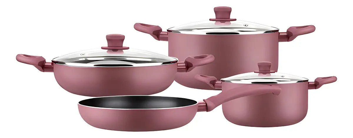 Batería De Cocina Marmicoc Spring Set 7 Piezas - Imagen 3