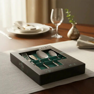 Set De Cuchilleria 24 Piezas con Cuchillo De Carne Espesor 1.8 mm Modelo Vigo Marca Vitta