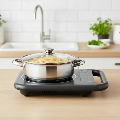 Cocinilla Eléctrica De Inducción Blaupunkt 2000w Con Olla - Imagen 5