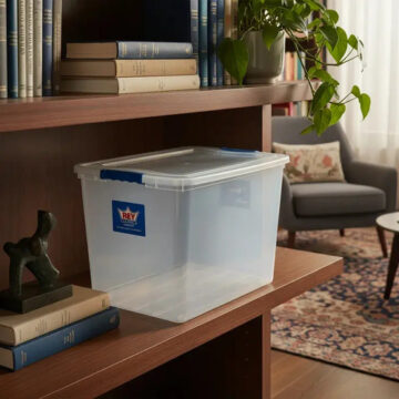 Caja Organizadora Almacenamiento 50 Litros Modelo Suprema Marca Reyplast