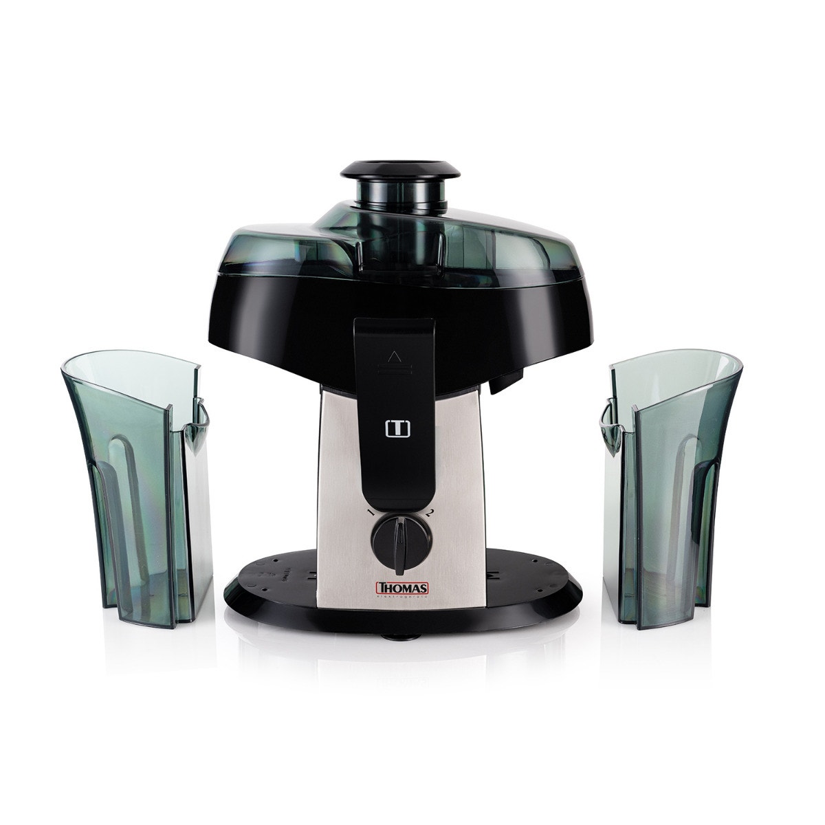 Extractor de Jugo Thomas TH-2540i 600W Juguera Extractora de Jugos Frutas y Verduras 2 Velocidades Filtro y Cuchillas de Acero Inoxidable Depósito 650 cc - Imagen 3