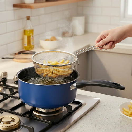 Sartén Freidora Olla Multiusos 22 Cm 3.1 Litros Marca Dc