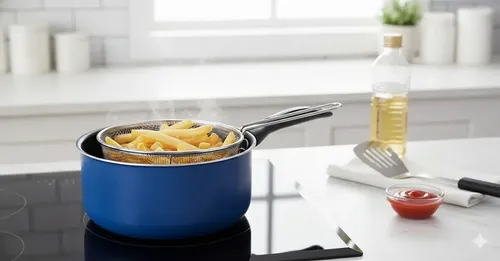 Sartén Freidora Olla Multiusos 22 Cm 3.1 Litros Marca Dc - Imagen 4