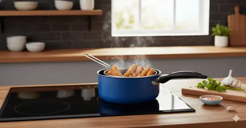 Sartén Freidora Olla Multiusos 22 Cm 3.1 Litros Marca Dc - Imagen 7