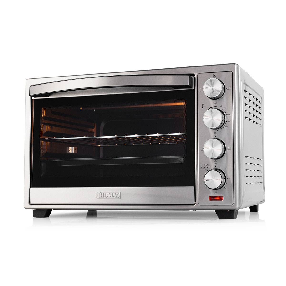 Horno Eléctrico Thomas TH-62i 60 Litros 2200W Horno de Mesa Sobremesa con Grill Convección y Spiedo Acero Inoxidable Timer 60 Minutos Doble Bandeja - Imagen 5
