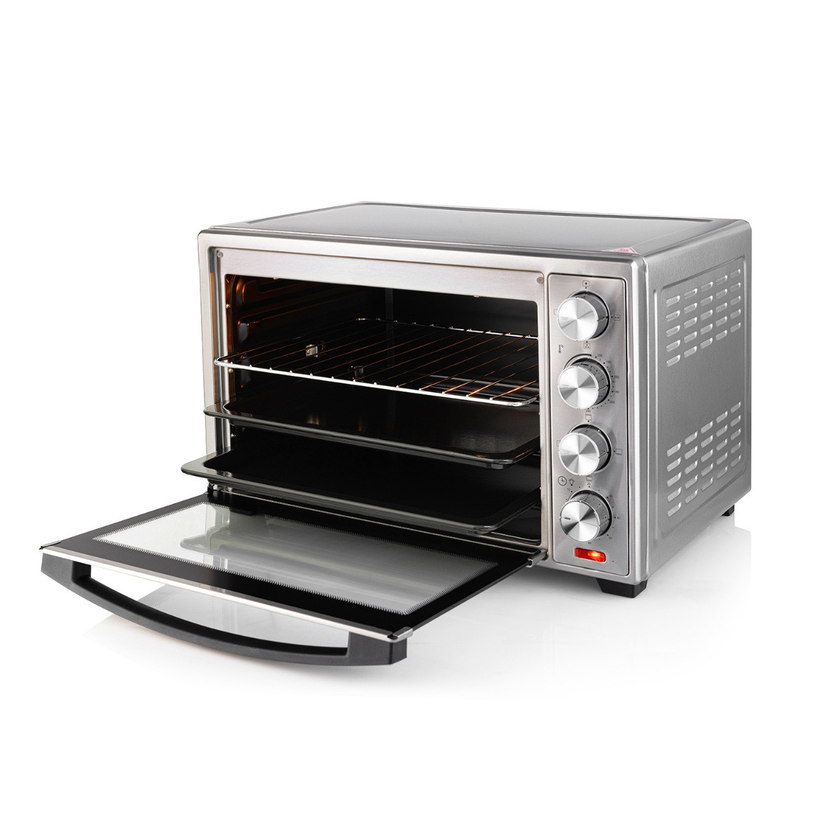 Horno Eléctrico Thomas TH-62i 60 Litros 2200W Horno de Mesa Sobremesa con Grill Convección y Spiedo Acero Inoxidable Timer 60 Minutos Doble Bandeja - Imagen 6