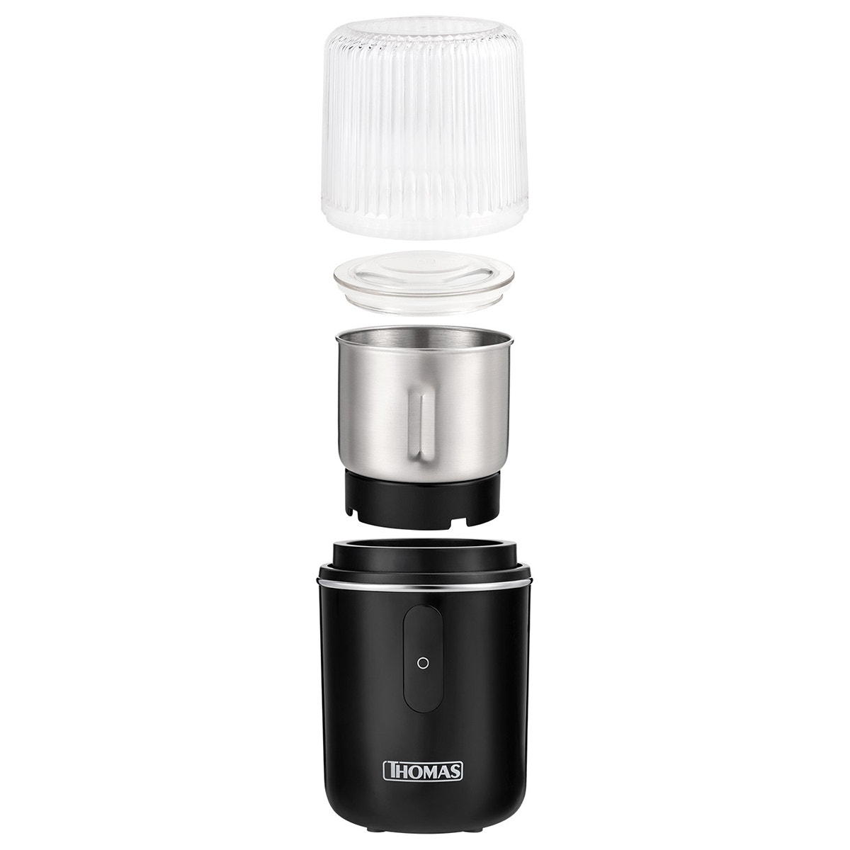Molinillo de Café Eléctrico Thomas TH-32 180W Moledor Molino de Café Granos Especias y Frutos Secos Capacidad 55 g Cuchillas 4 Fold Blades Acero Inoxidable BPA Free - Imagen 6