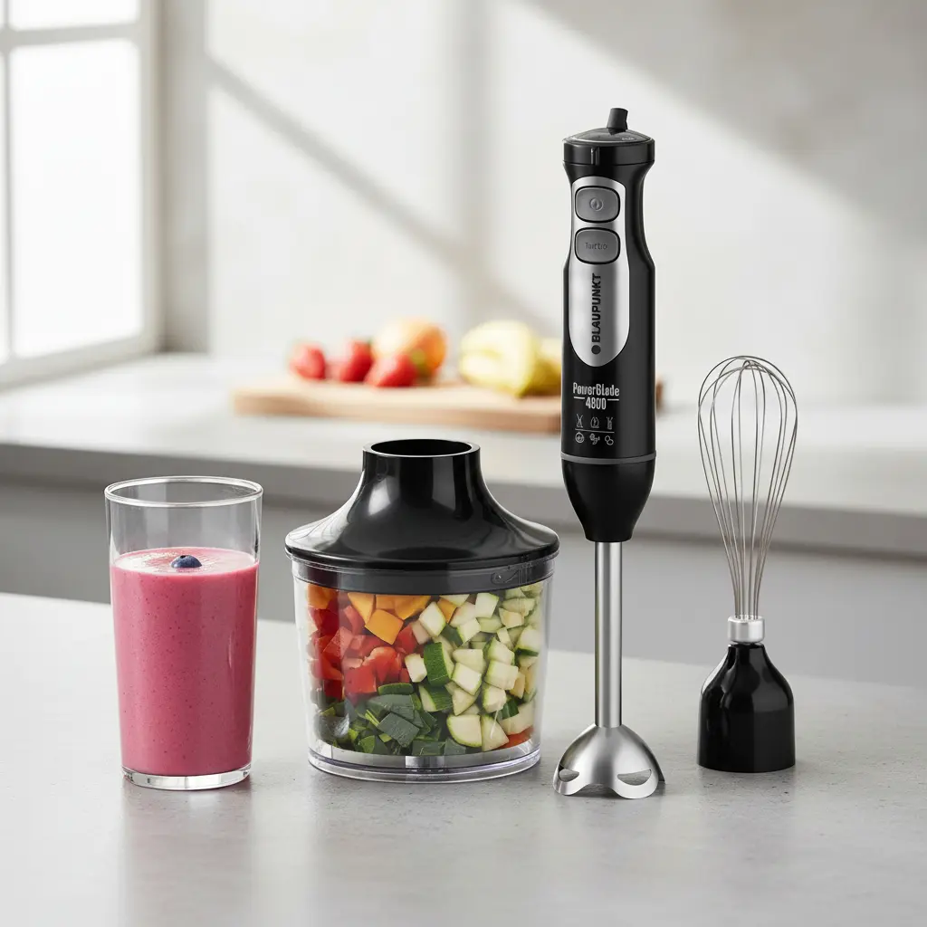 Minipimer Batidora De Mano Blaupunkt 3 En 1 Con 1000w 700ml - Imagen 8