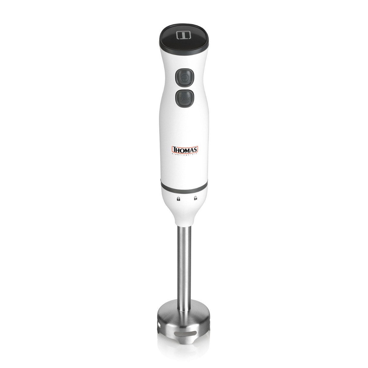 Minipimer Thomas TH-8706 300W Batidora de Mano Mixer Licuadora de Inmersión 2 Velocidades Varilla y Cuchillas de Acero Inoxidable Vaso Dosificador 500 ml - Imagen 2