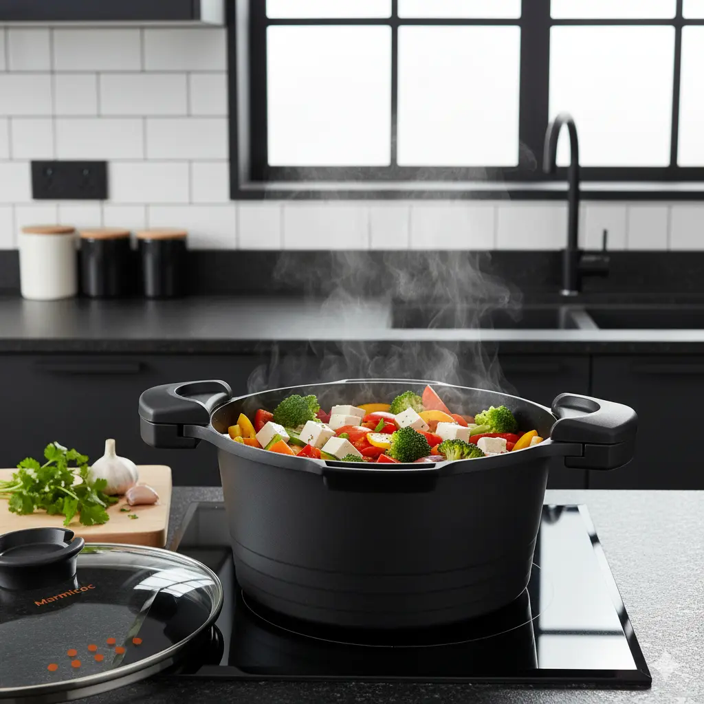 Olla Multicooker Therma Marmicoc 24 CM 6L Negra