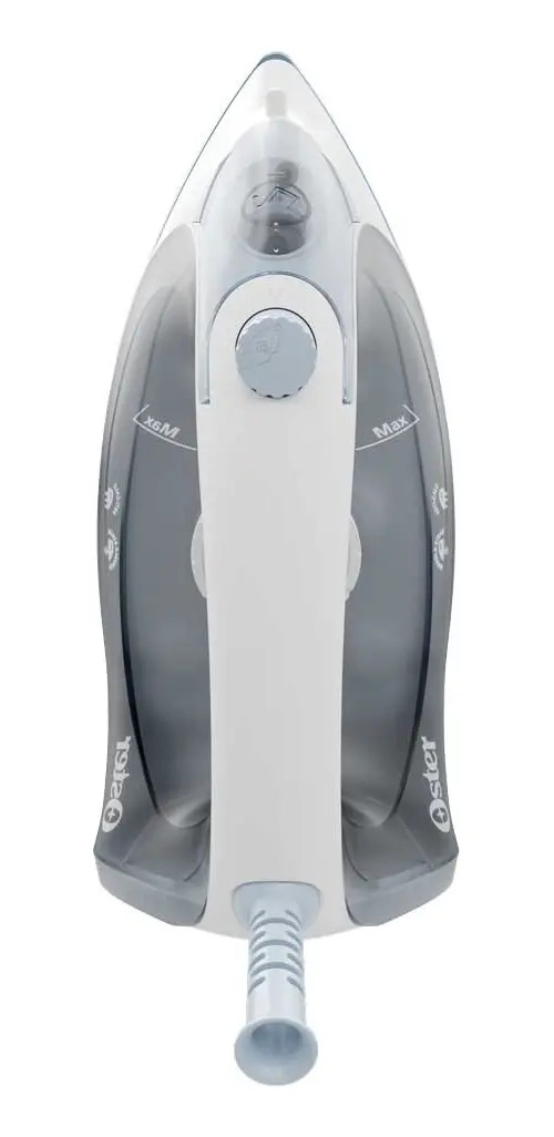 Plancha de Vapor Eléctrica Ropa Oster Compacta 1400W Suela Cerámica Azul Niebla - Imagen 3