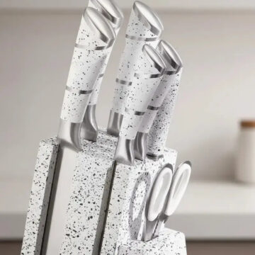 Set De Cuchillos De 8 Piezas Con Base Antideslizante