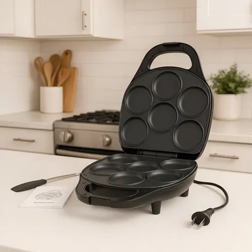Tostador De Arepa Marca Ackiliss Para 6 Unidades Negro - Imagen 5
