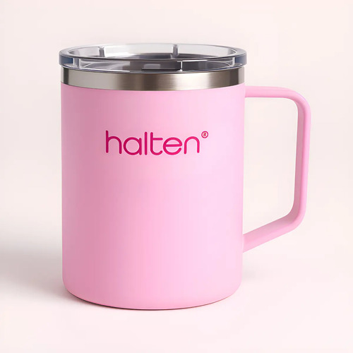 Termo Mug Cafe Funny Acero Inoxidable Halten 450ml - Imagen 2