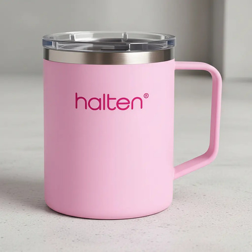 Termo Mug Cafe Funny Acero Inoxidable Halten 450ml - Imagen 3