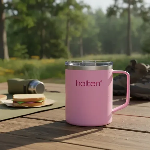 Termo Mug Cafe Funny Acero Inoxidable Halten 450ml - Imagen 5