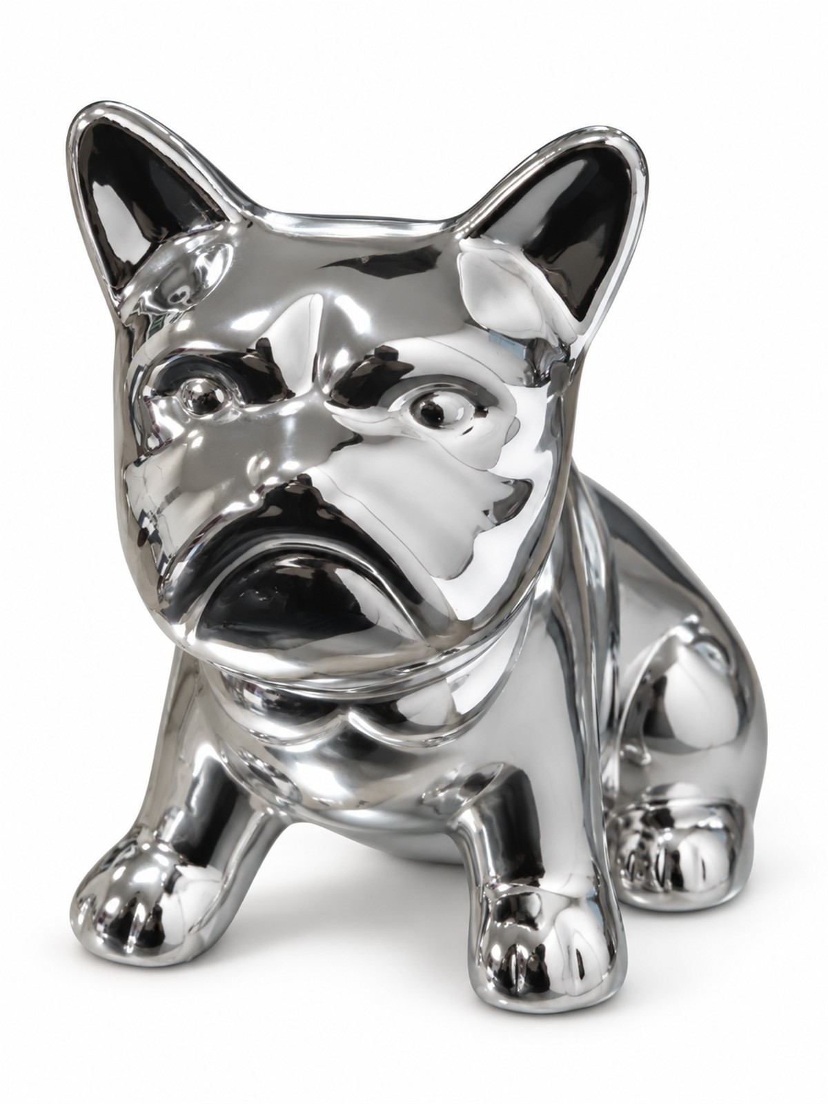 Perrito Decorativo Bulldog Francés Porcelana Figura Adorno de Repisa 12,5 cm - Imagen 2