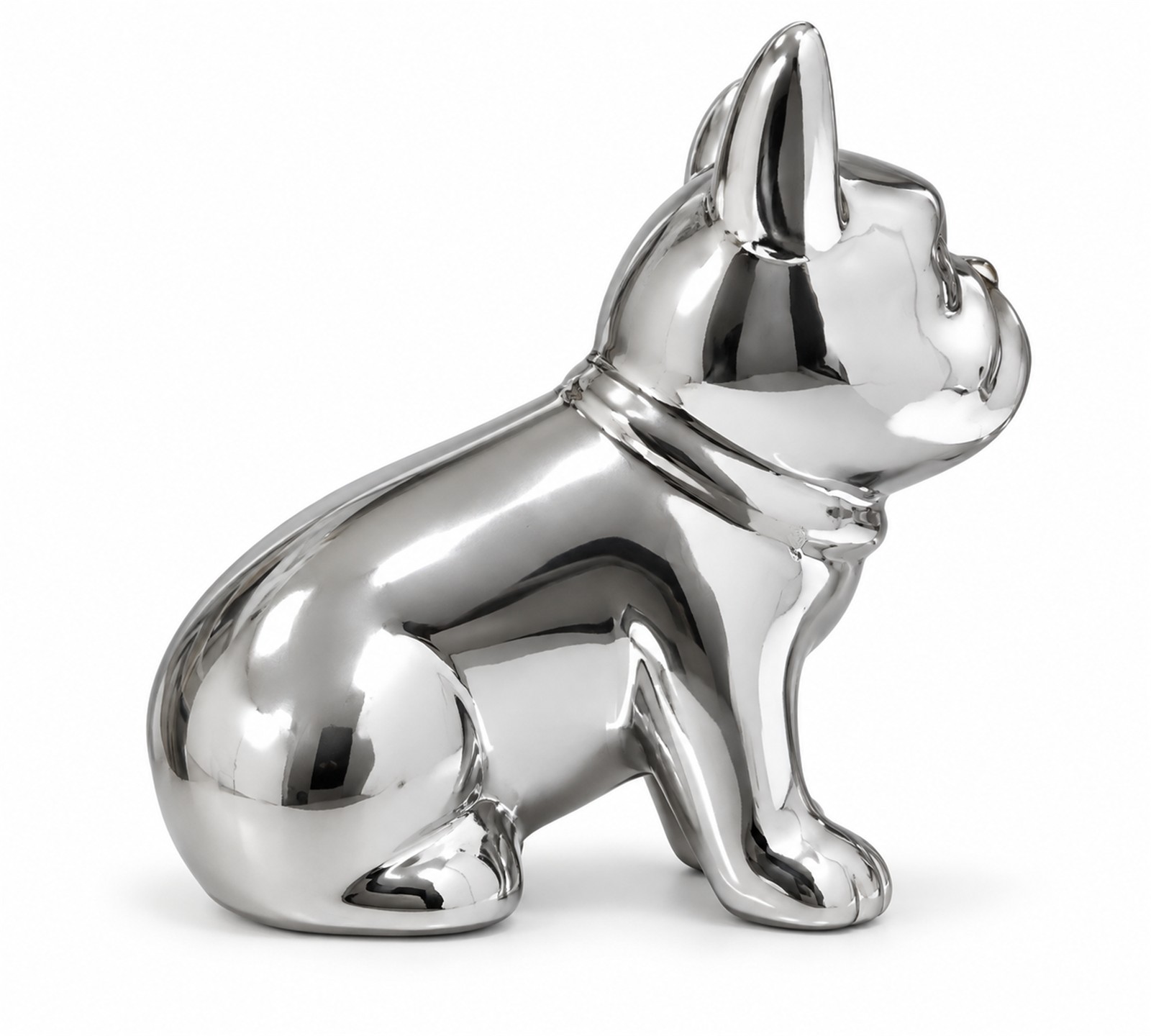 Perrito Decorativo Bulldog Francés Porcelana Figura Adorno de Repisa 12,5 cm - Imagen 4