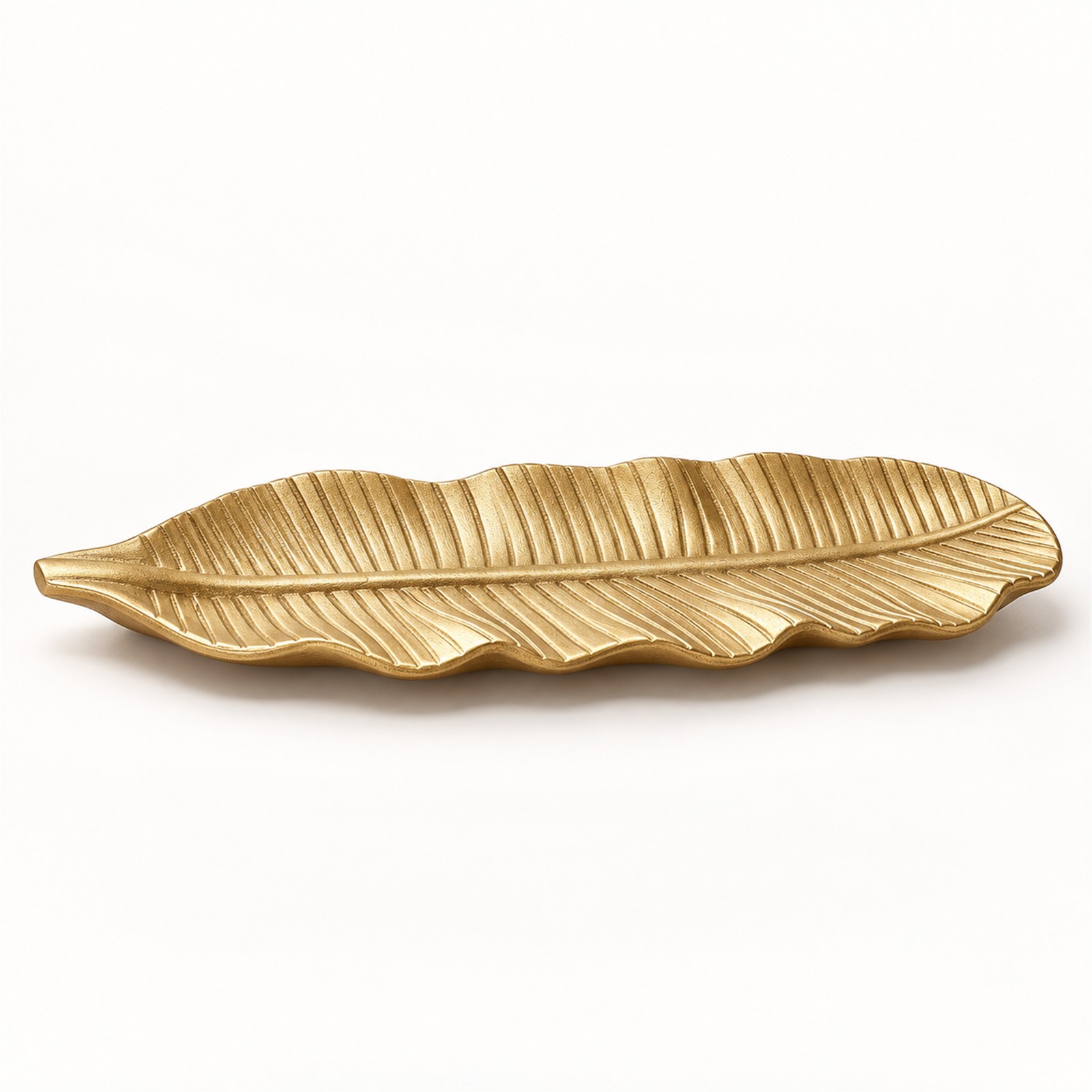 Bandeja Decorativa Hoja Alargada Estilo Moderno 47 cm - Imagen 6
