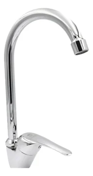 Monomando Llave Grifo Lavaplatos Cocina Vertical Cuello Cisne Modelo Colomba Marca Taumm