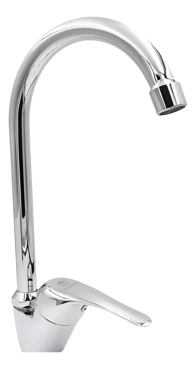 Monomando Llave Grifo Lavaplatos Cocina Vertical Cuello Cisne Modelo Colomba Marca Taumm