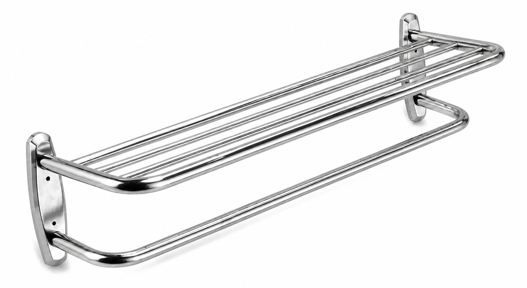 Toallero Repisa Hotelero Acero Inoxidable 60cm Baño Taumm - Imagen 3