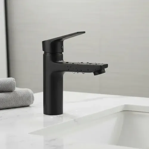 Monomando Llave Grifo Lavatorio Modelo Notte Marca Taumm - Imagen 2