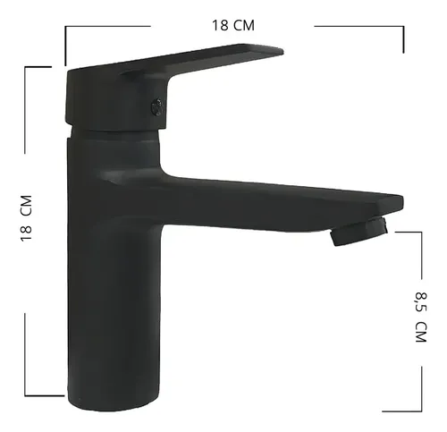 Monomando Llave Grifo Lavatorio Modelo Notte Marca Taumm - Imagen 4