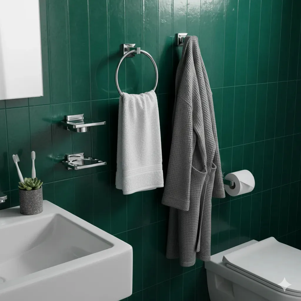 KIT 5 PIEZAS ACCESORIOS BAÑO MOSSINI
