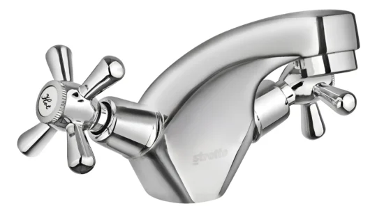 Monoblock Llave Grifo Lavatorio Mossini Cruz Marca Stretto