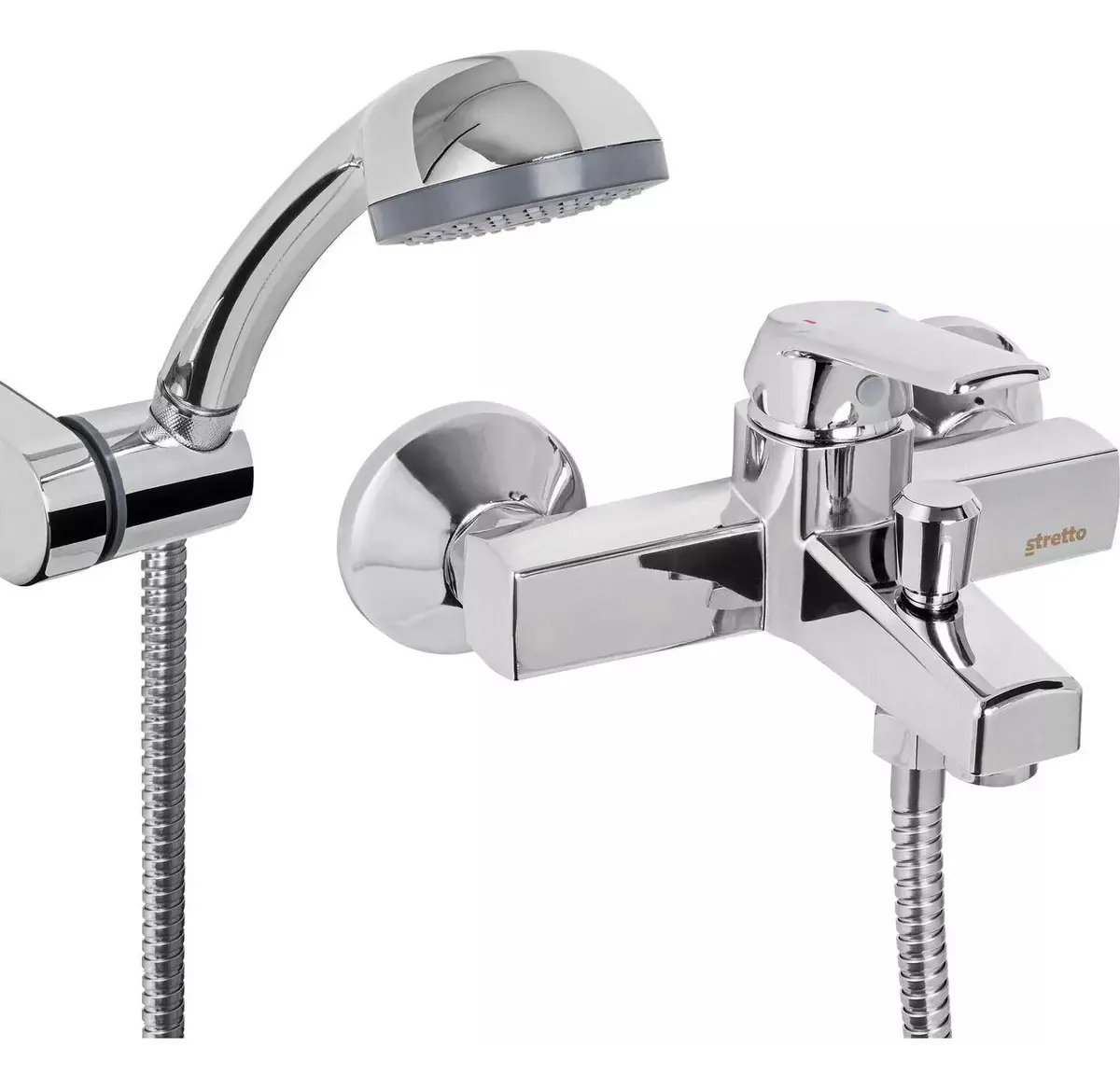 Monomando Llave Grifo Para Tina Ducha Modelo Modena Stretto - Imagen 2