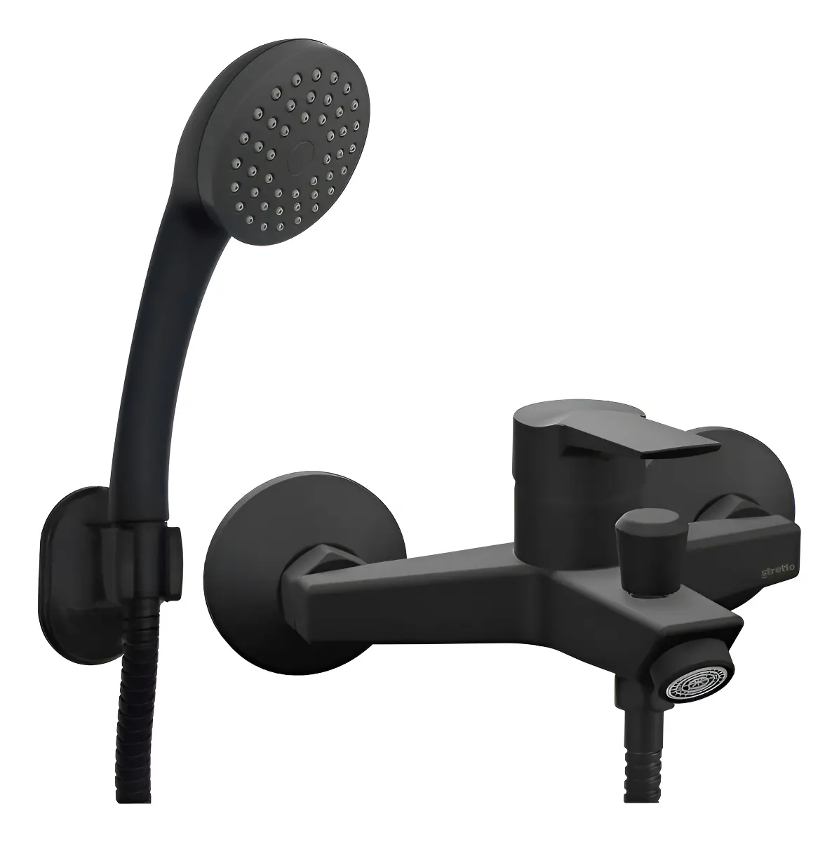 Monomando Llave Grifo Para Tina Ducha Modelo Arezzo Stretto - Imagen 2