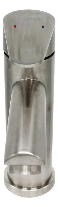 Monomando Llave Grifo Para Lavatorio Modelo Vermont Marca Pmb Color Acero Inox - Imagen 6