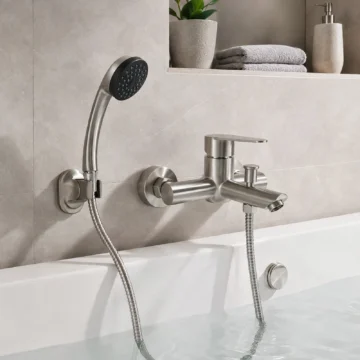 Monomando Llave Grifo Para Tina Ducha Linea Vermont