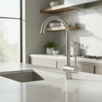 Monomando Grifo Llave Lavaplatos Modelo Cento Stretto