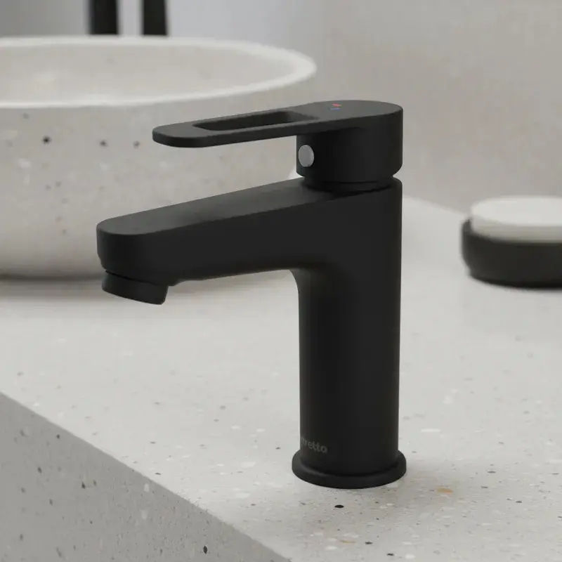 Monomando Llave Grifo Lavamanos Modelo Verona Marca Stretto - Imagen 3