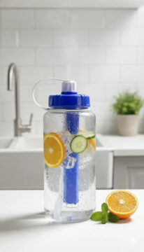 Botella Pote Contenedor De Agua Deportiva Camping Parque 2l