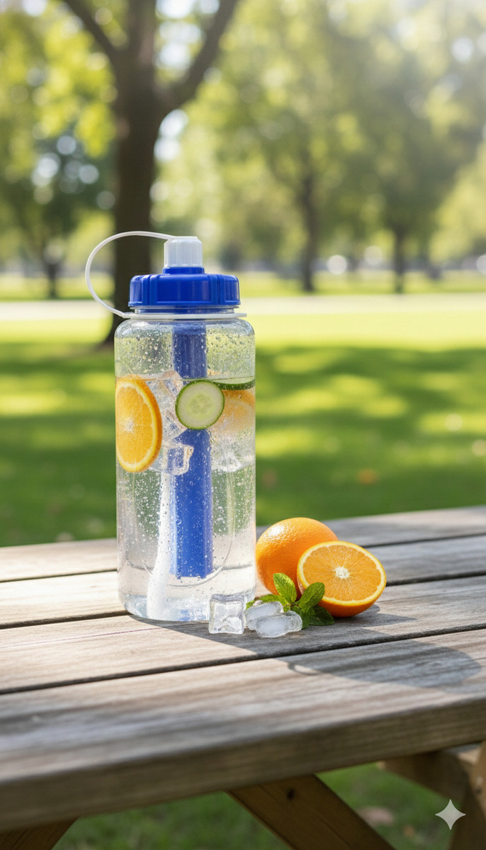 Botella Pote Contenedor De Agua Deportiva Camping Parque 2l - Imagen 3